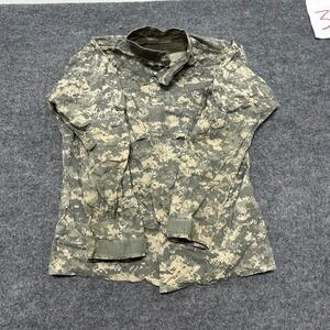 Military Jacket Mens Size Medium Long Digital Camo ACU Field Ripstop Tactical